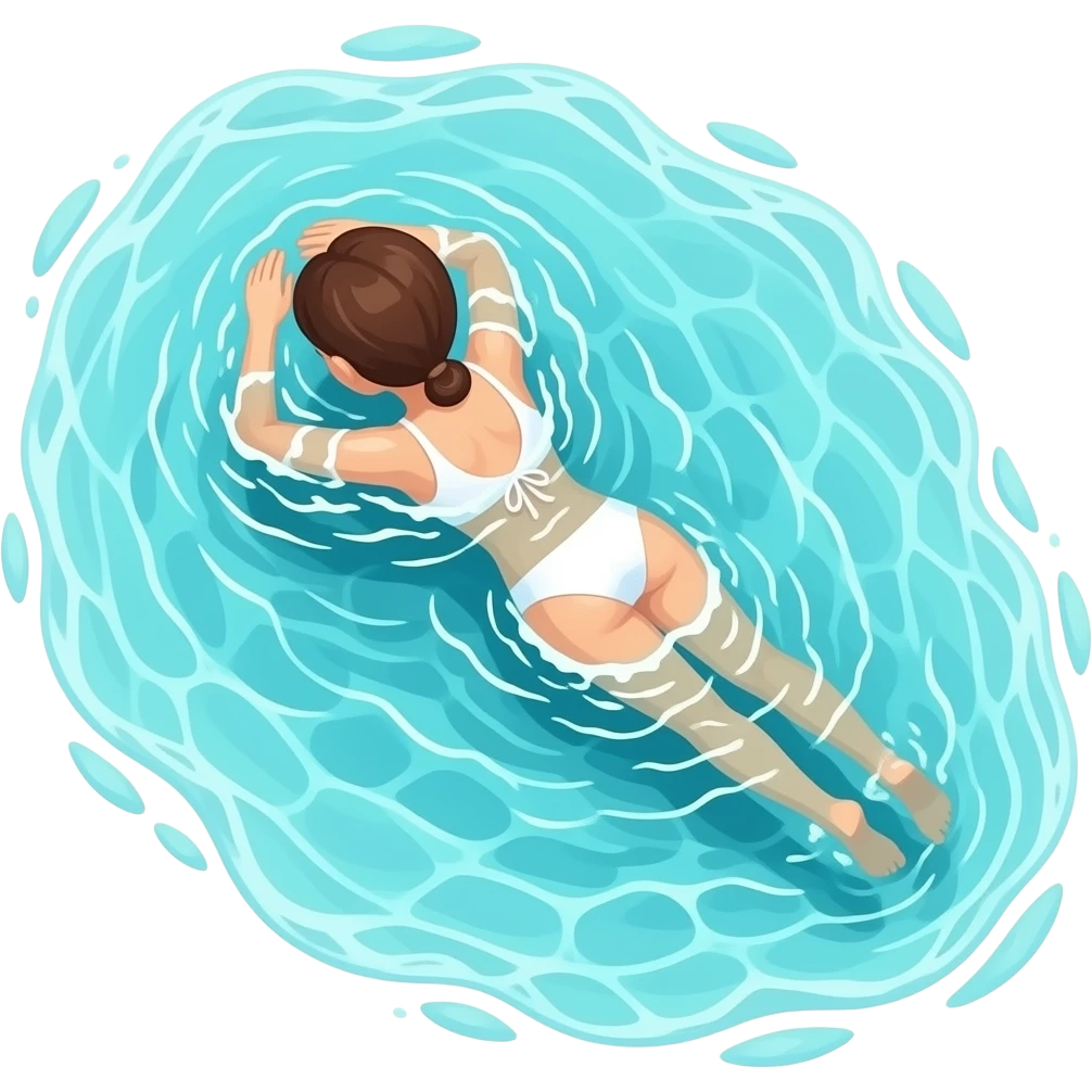 Nude swim emoji