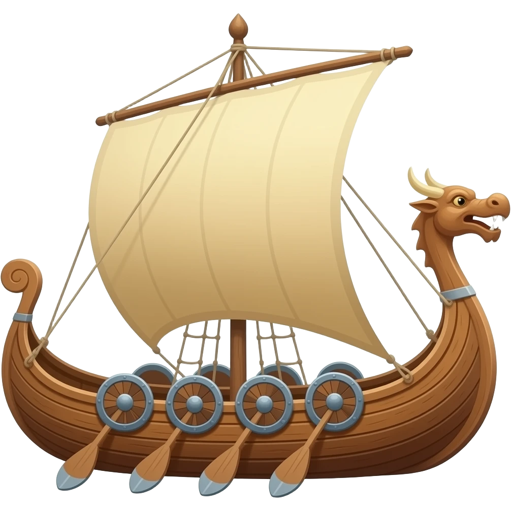 viking ship emoji