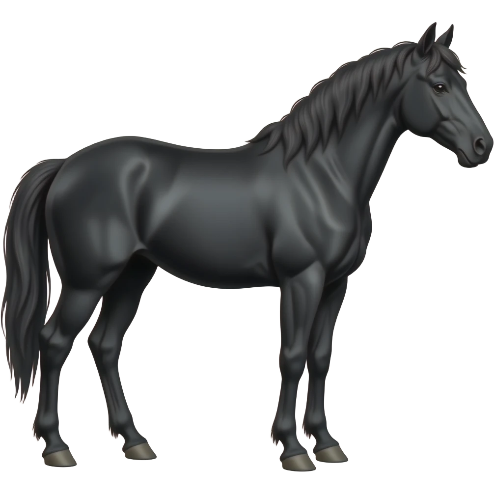Black horse emoji emoji