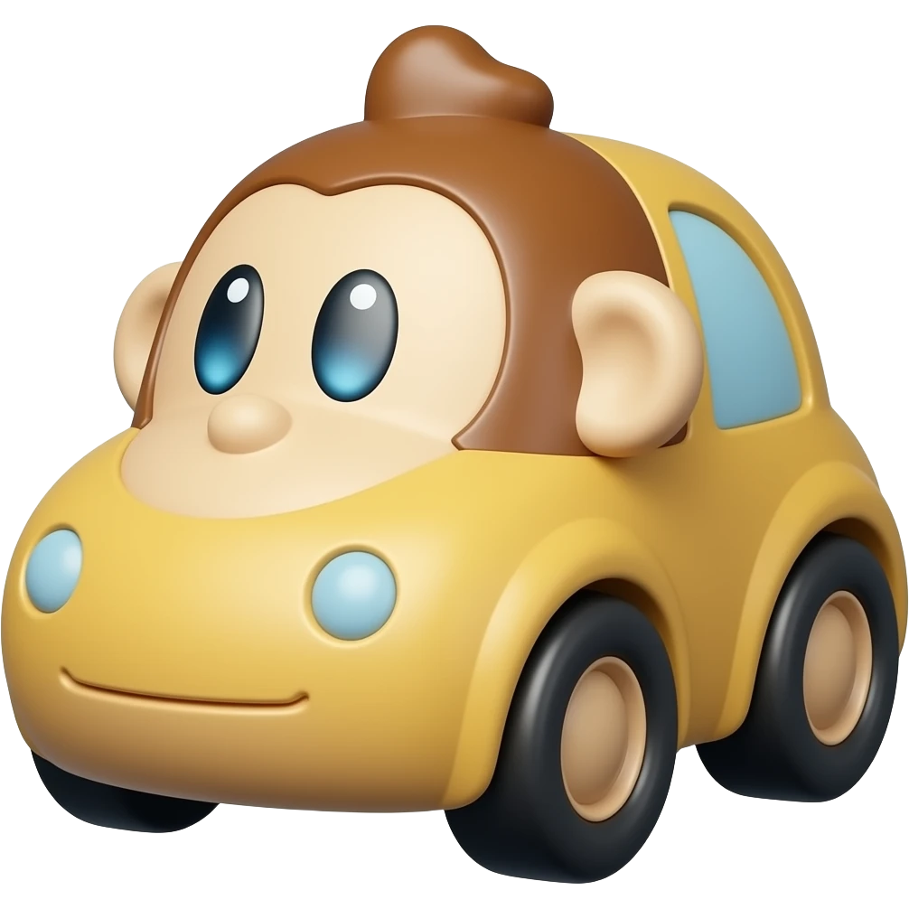 Мавп'яча машинка з тачок emoji