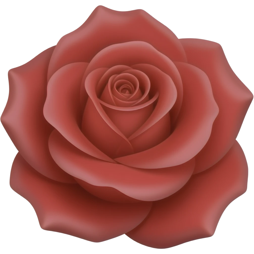 Realistic vector rose, saturated red with crimson undertones, detailed ...
