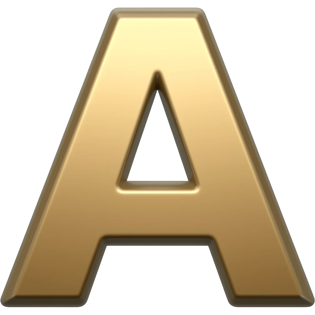 letter A emoji