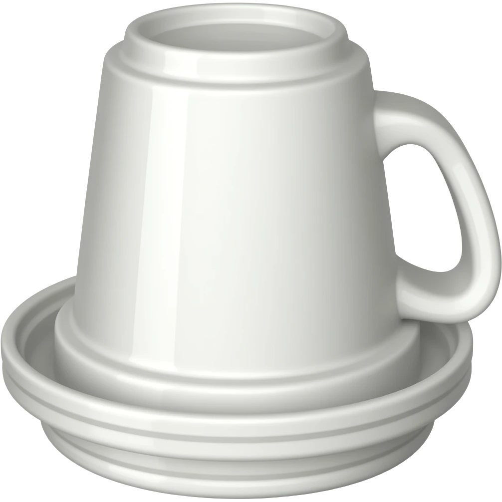 Upside down cup emoji