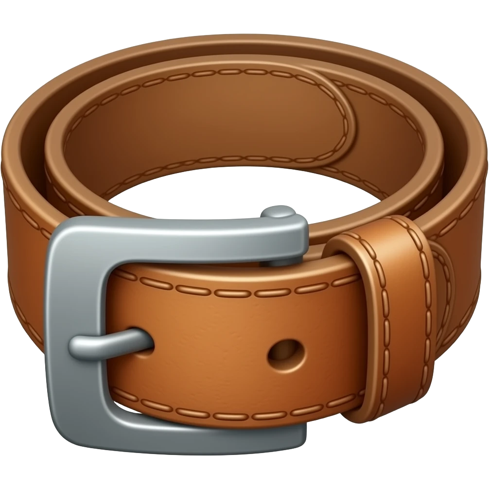 A leather belt emoji