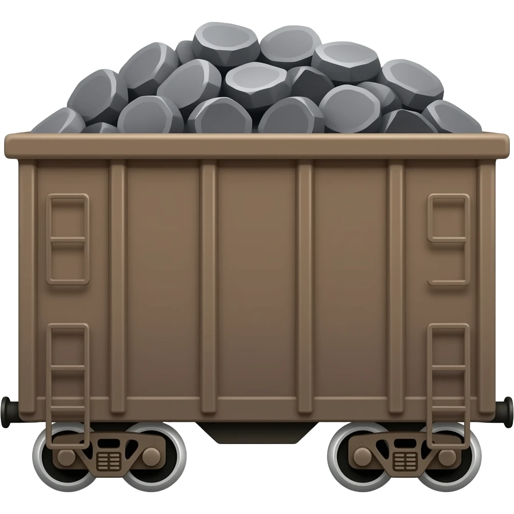 Coal Train Car emoji