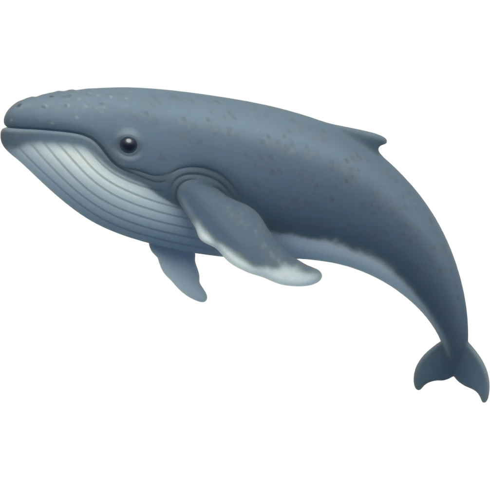 Bowhead whale emoji
