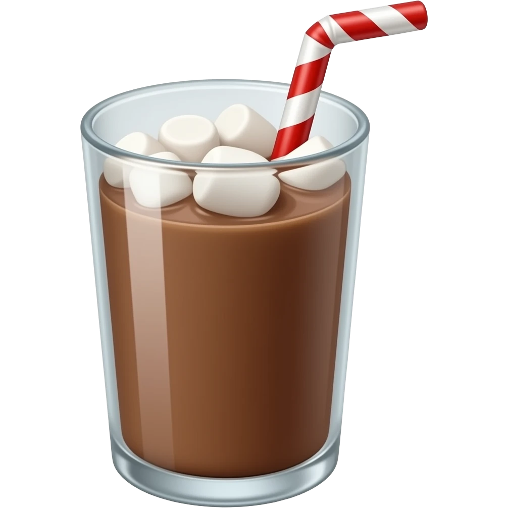 🍫 milk with marshmallow emoji