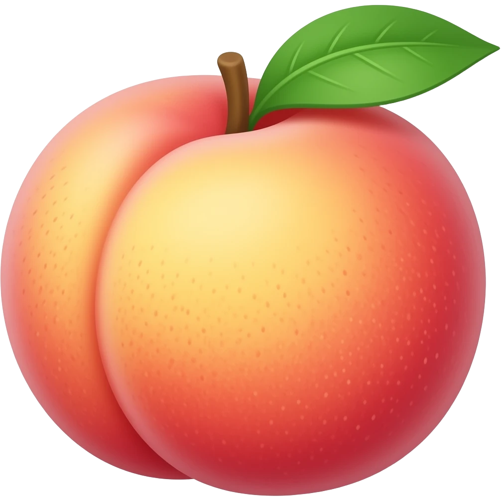 Peach emoji