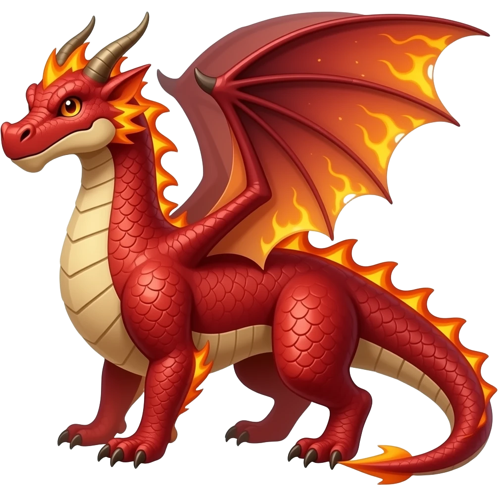 Red dragon embershed emoji