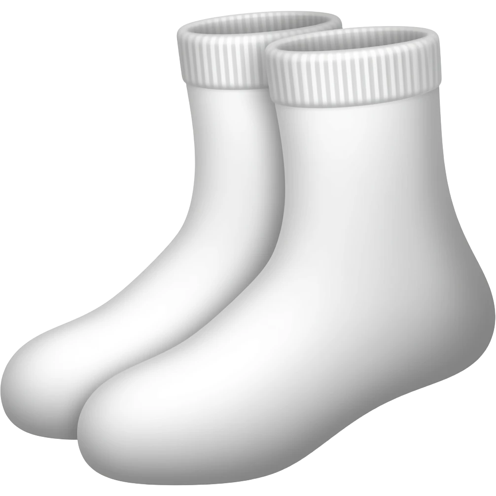 white socks emoji