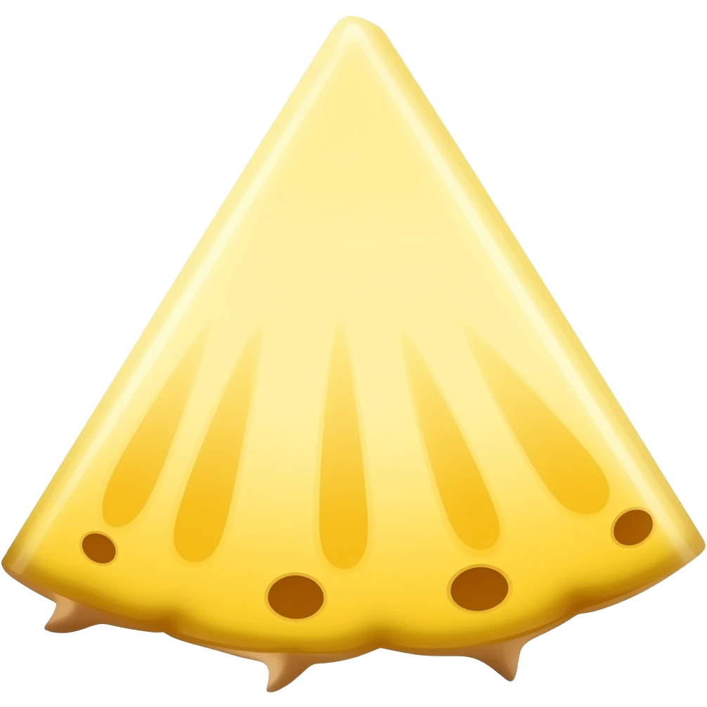 долька ананаса треугольная emoji