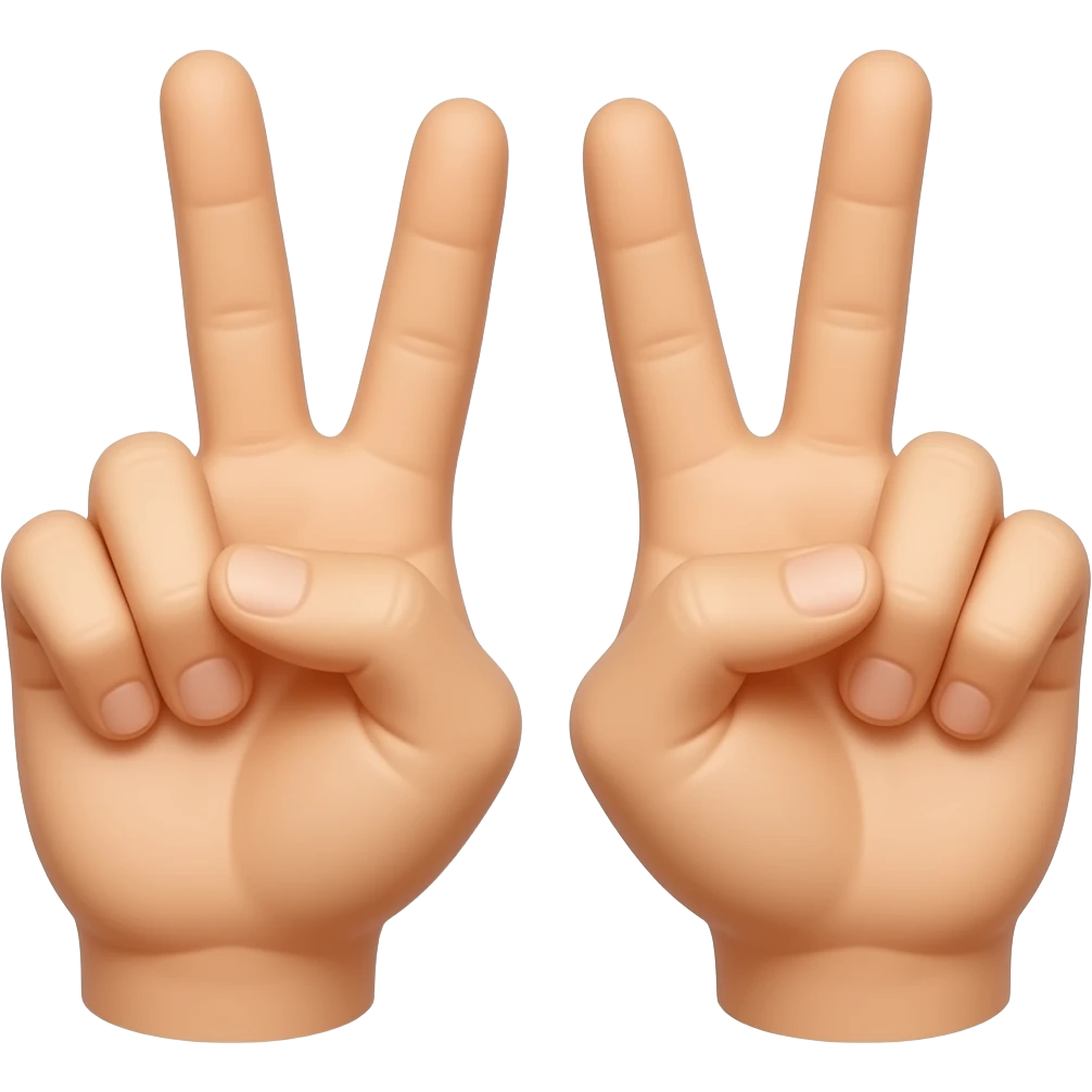 Fait le signe JUL avec deux mains sans tete emoji
