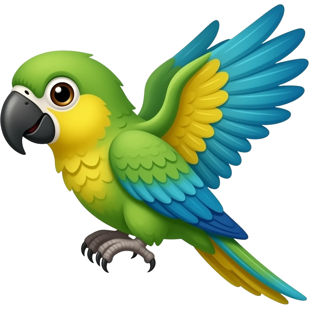 Flaying pari emoji