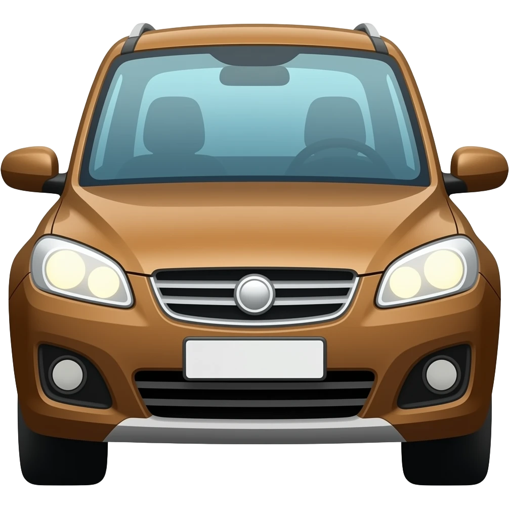 brown car emoji