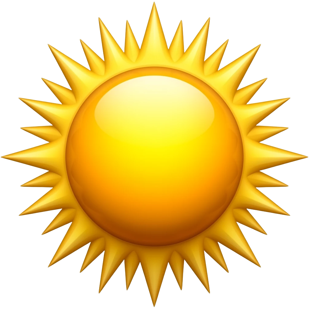 Sun explodes emoji