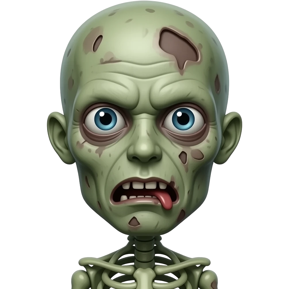 skinny zombie emoji