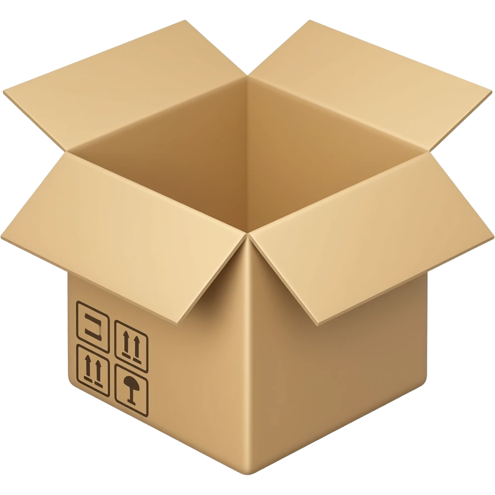 cardboard box emoji