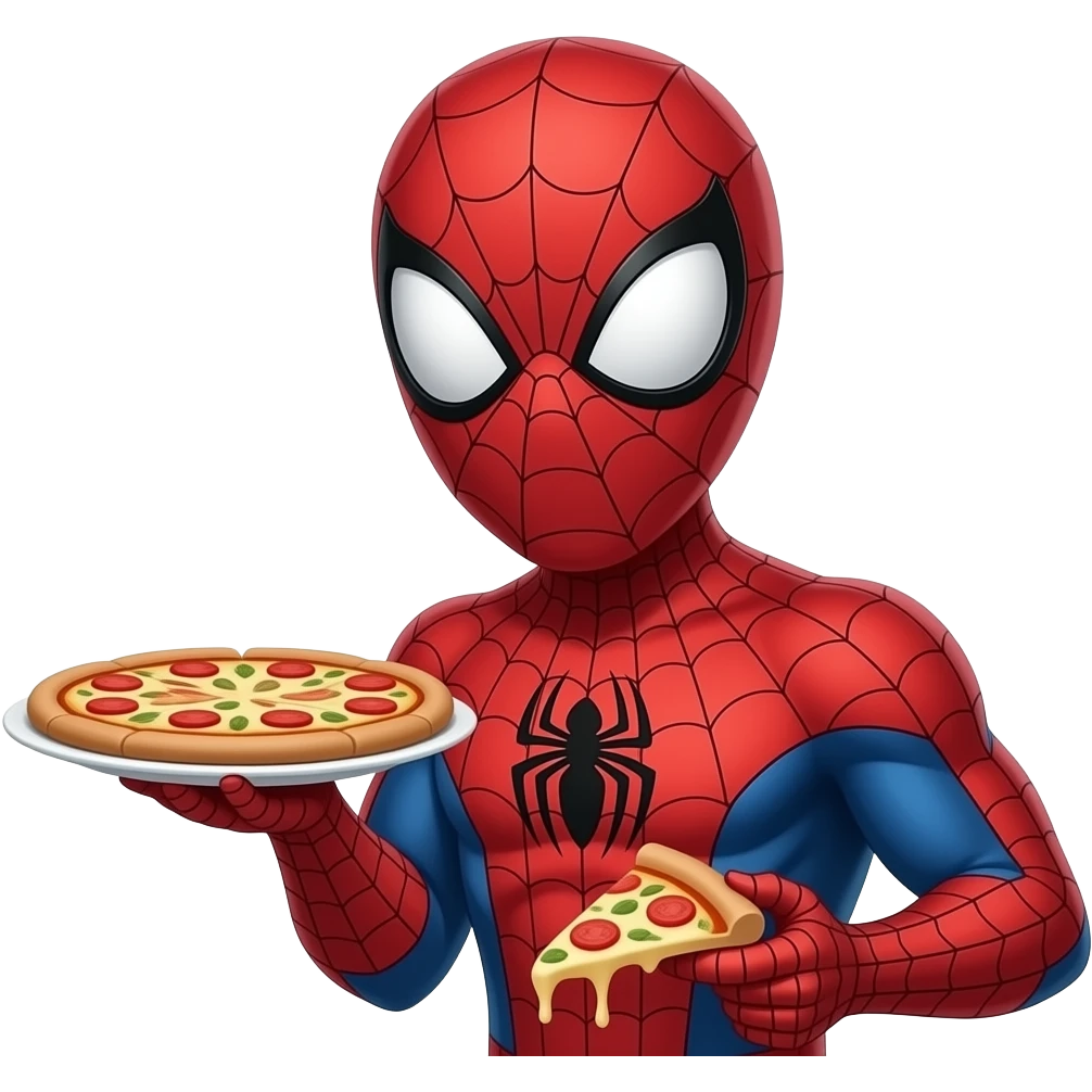 spiderman serving emoji