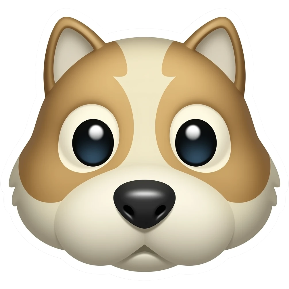 Paper sticker emoji