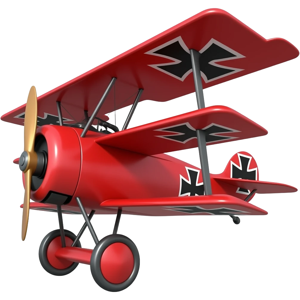 red baron triplane emoji
