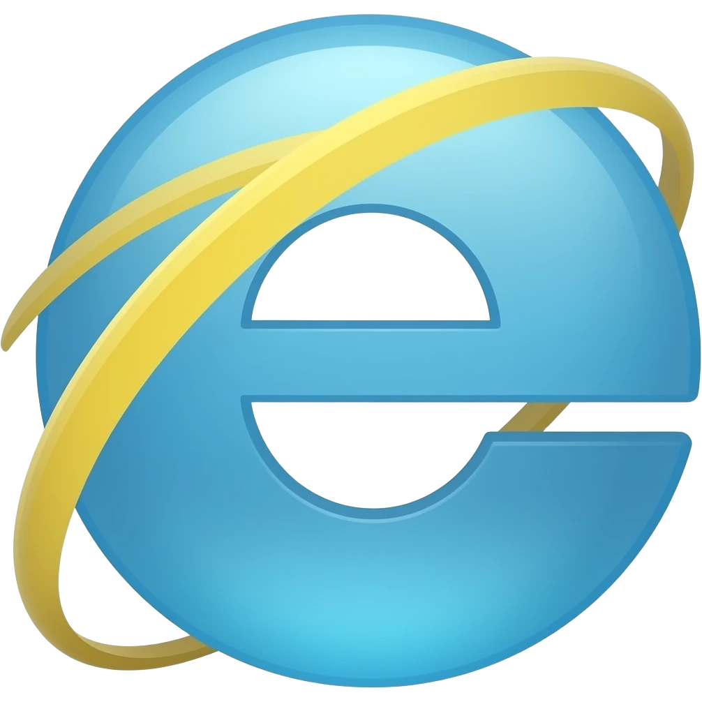 INTERNET EXPLORER logo emoji