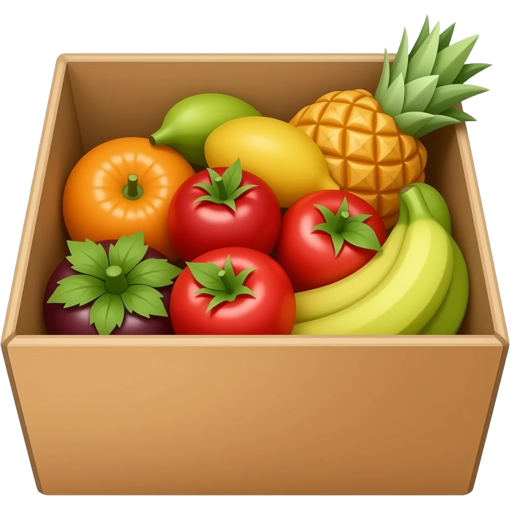 Box fruit emoji