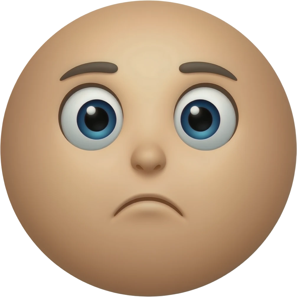 Bellybutton with a face emoji