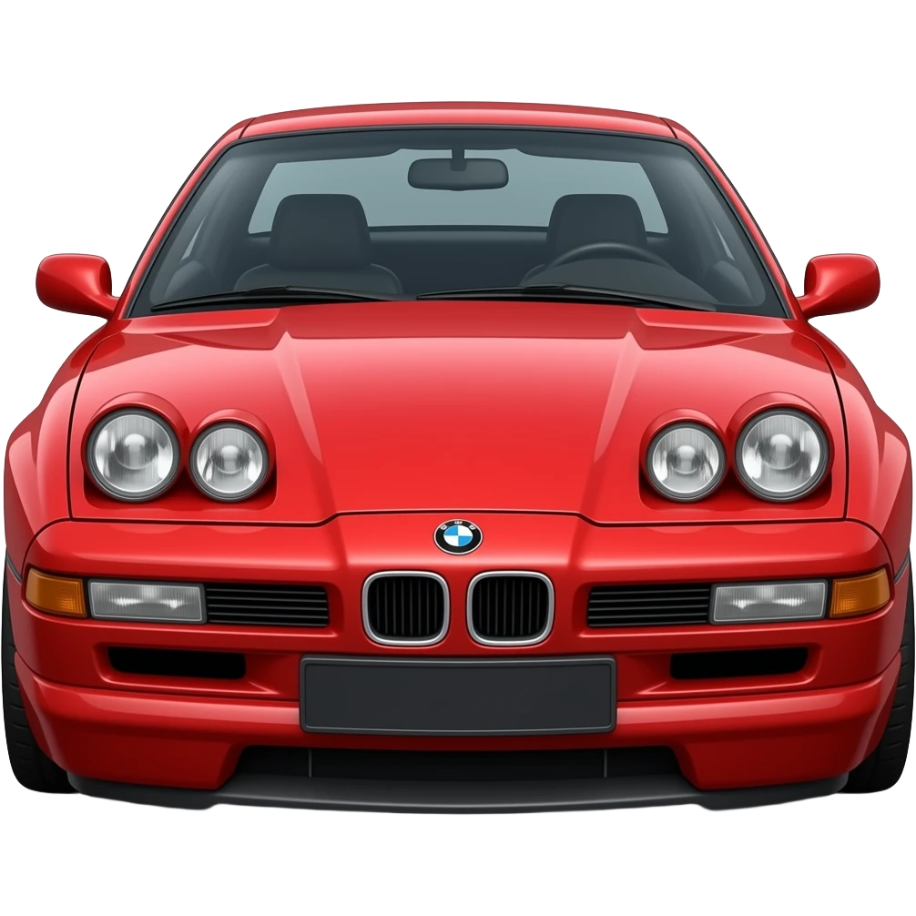 BMW 850csi rot scheinwerfer schräg emoji