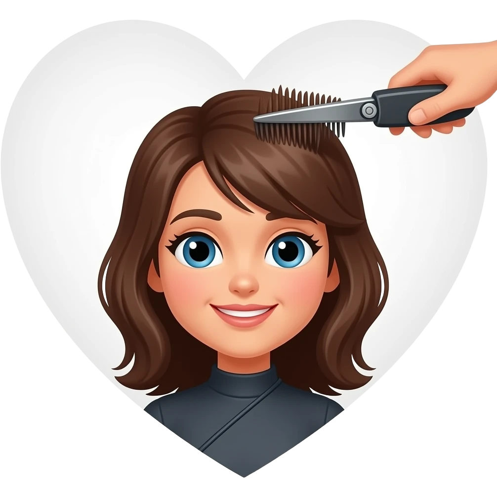 💇🏻‍♀️+🤍 emoji