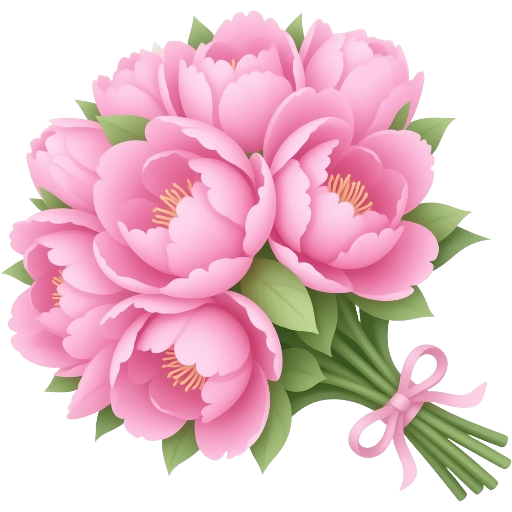 pink bouquet emoji