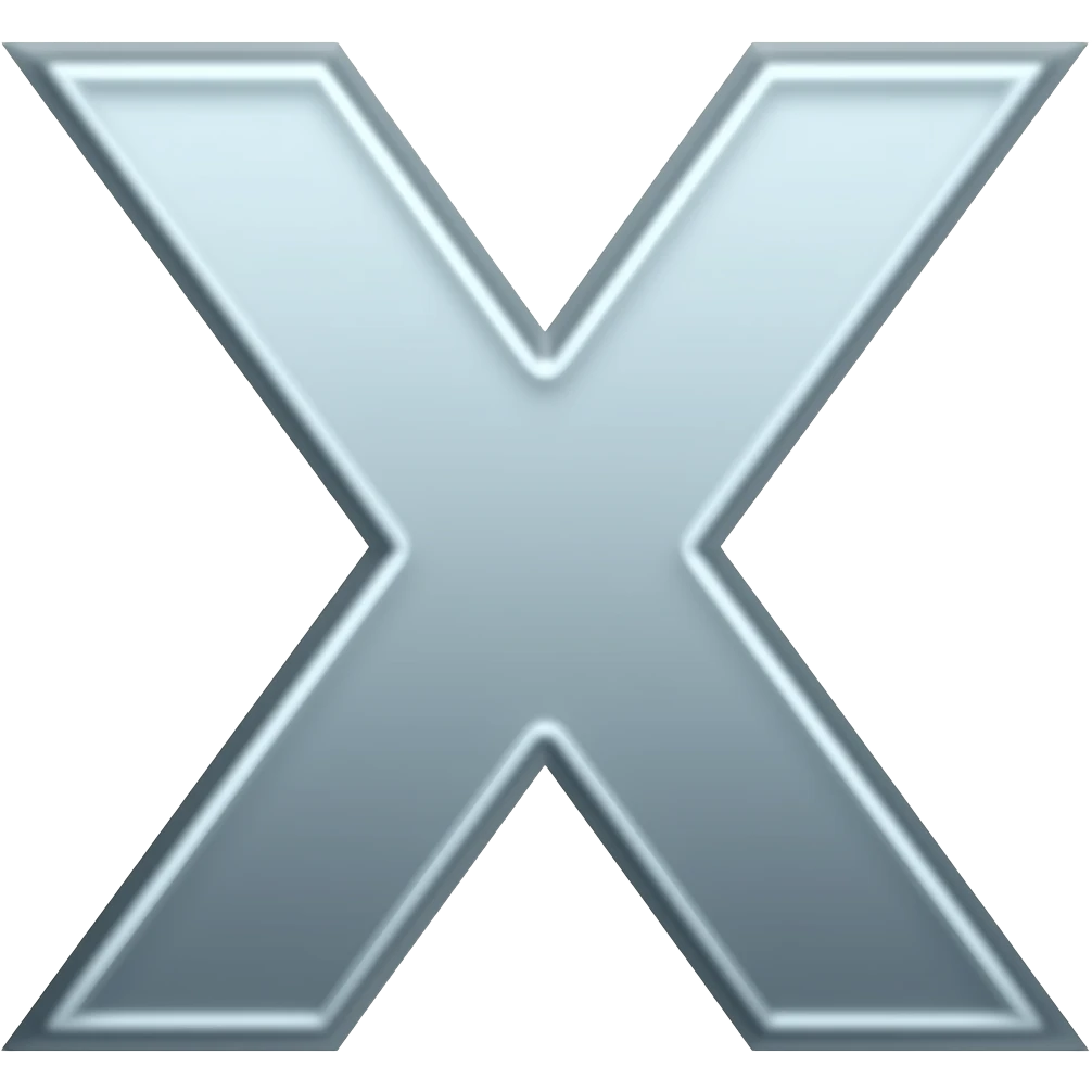 x emoji