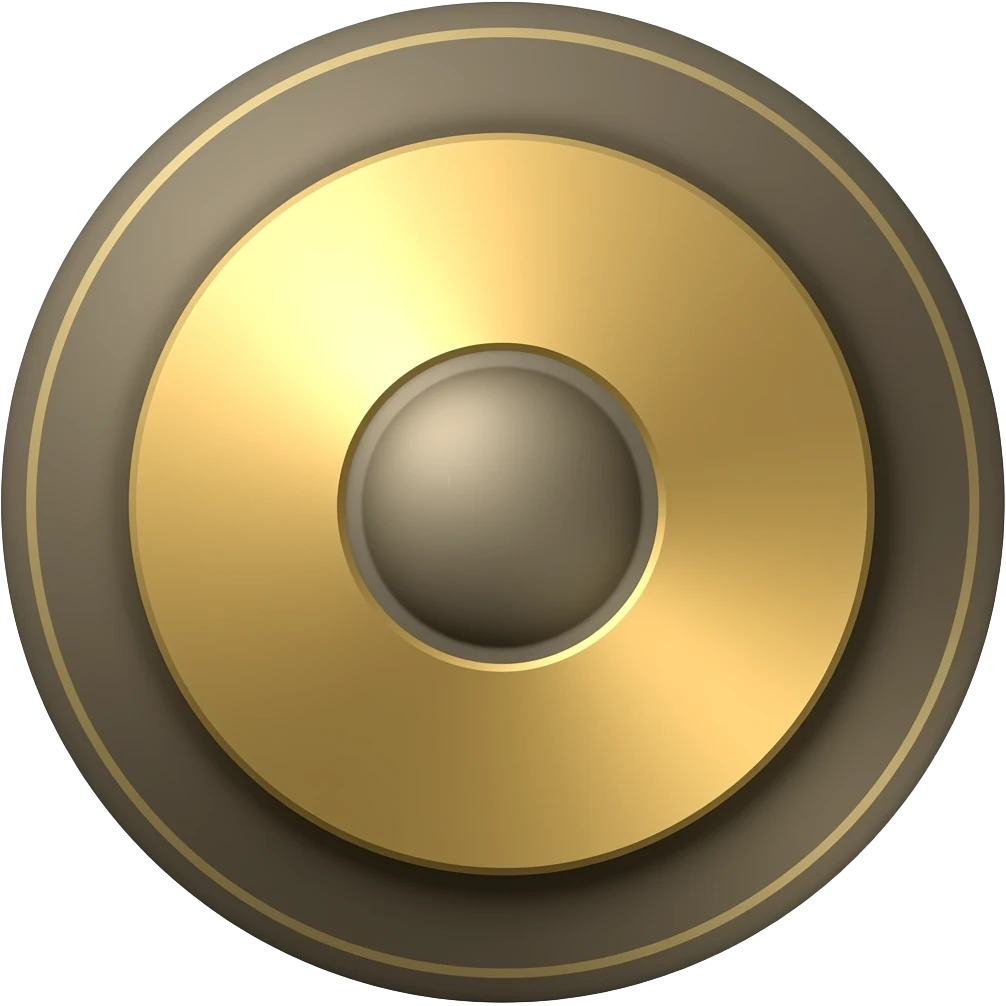 circular gong emoji