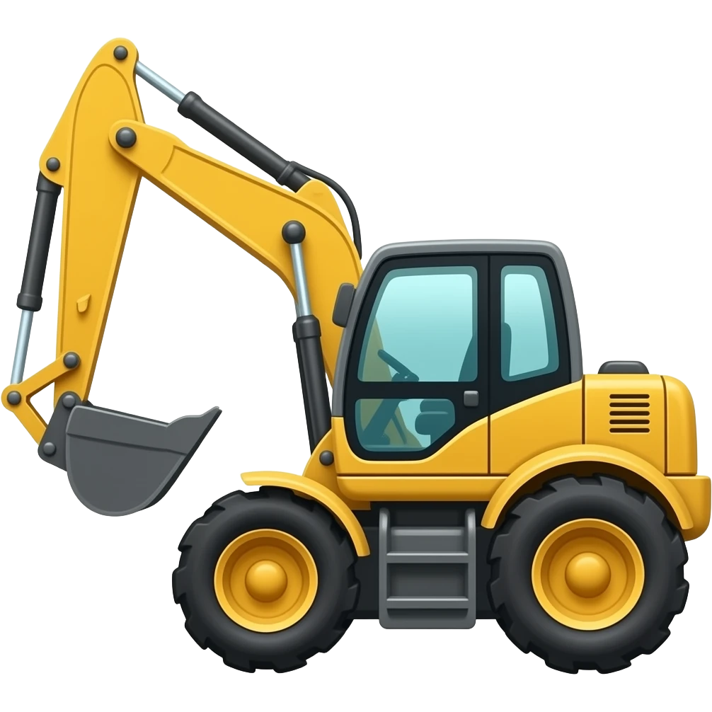 Backhoe loadrr emoji