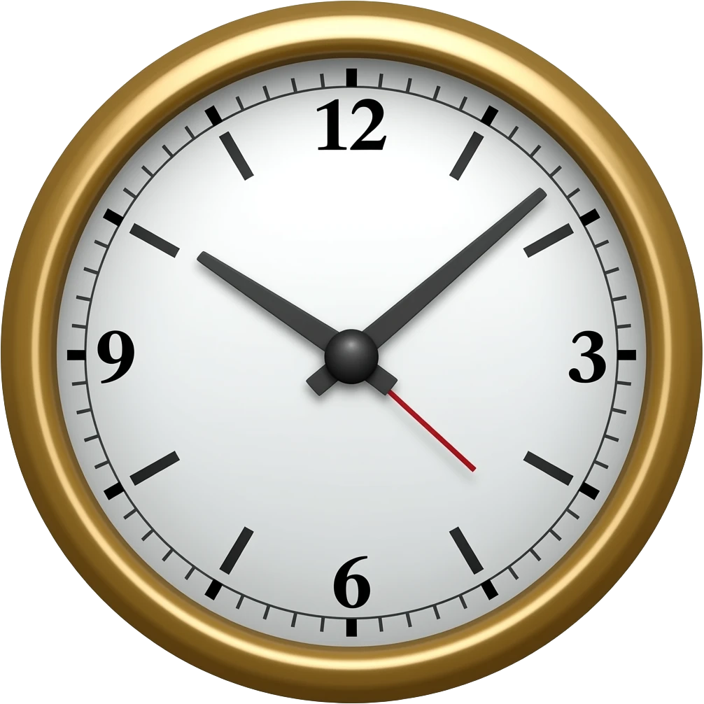 Clock it emoji