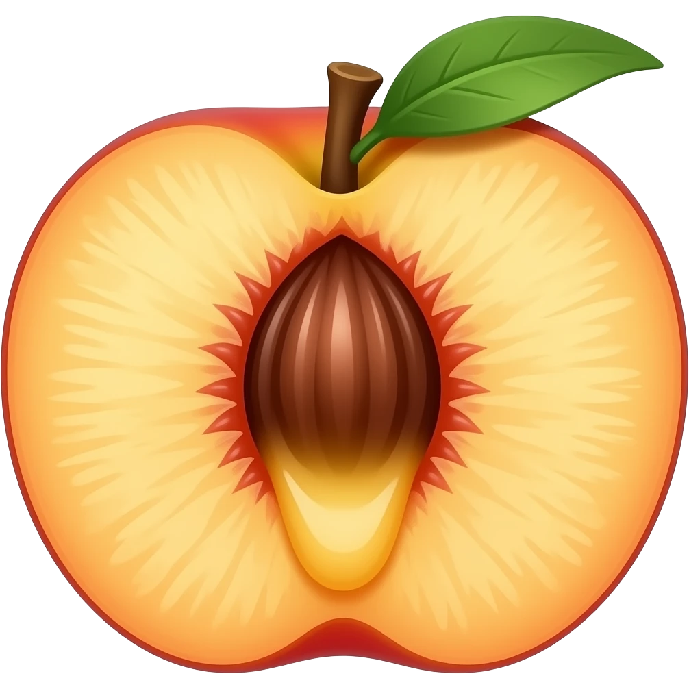 Peach with cum load in the hole emoji