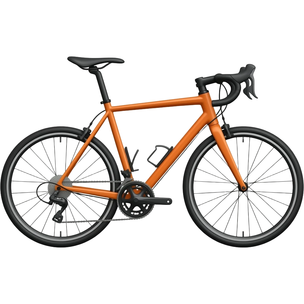 Orange dual suspension bike With dropperpost emoji