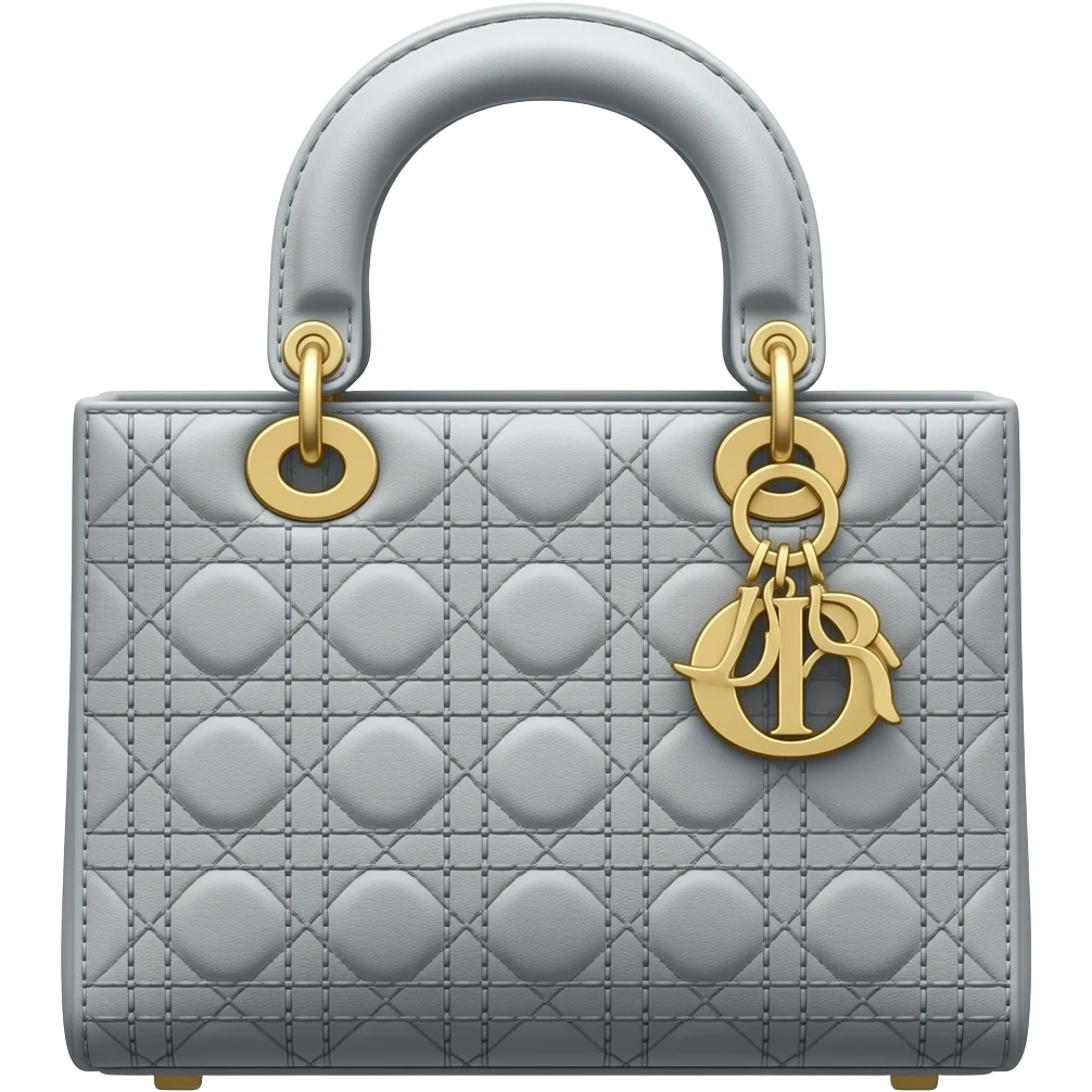 gray dior bag emoji