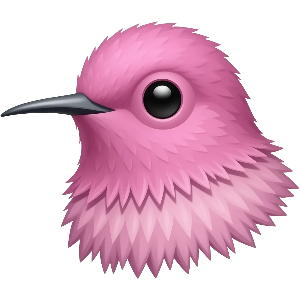 Coquette pink emoji