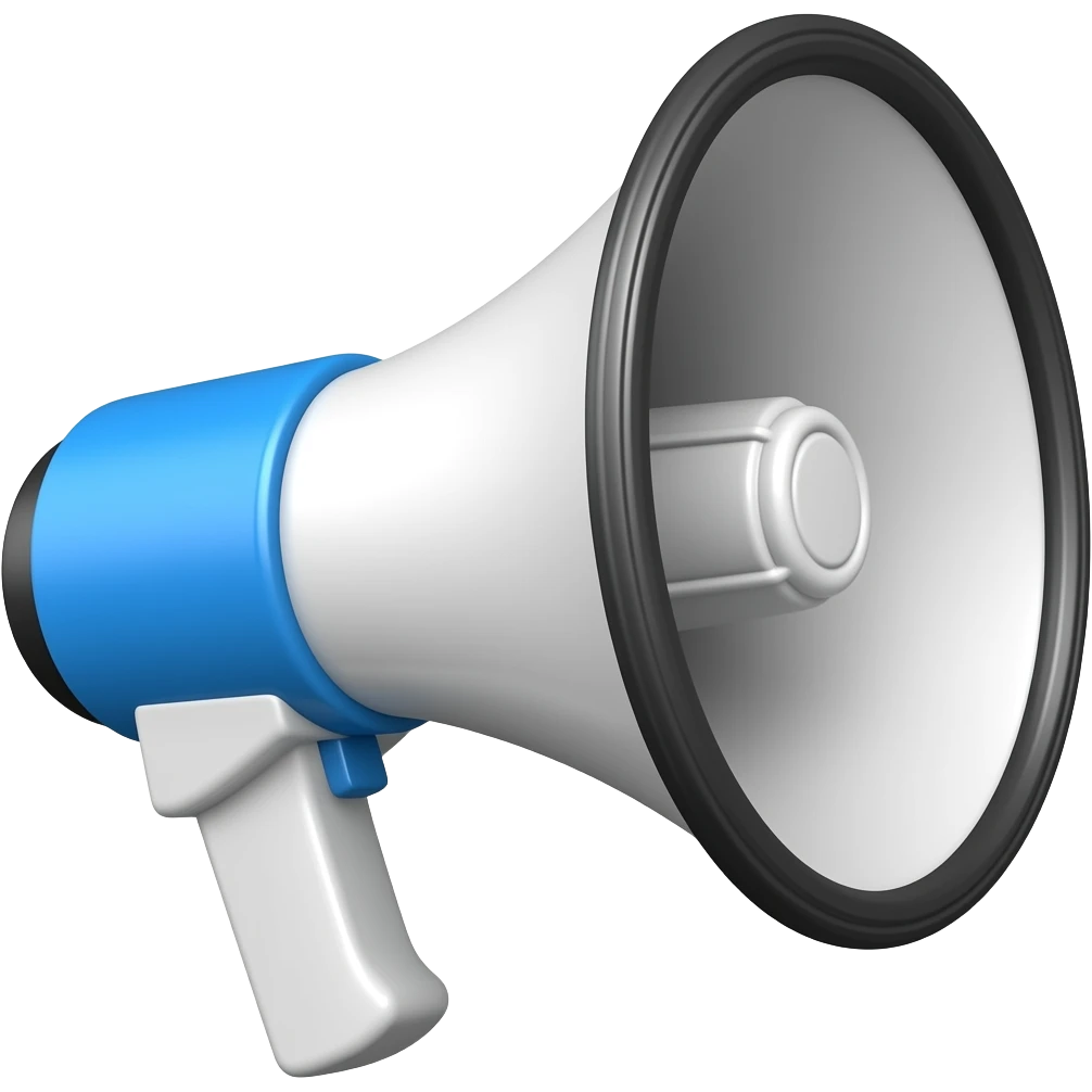 megaphone emoji