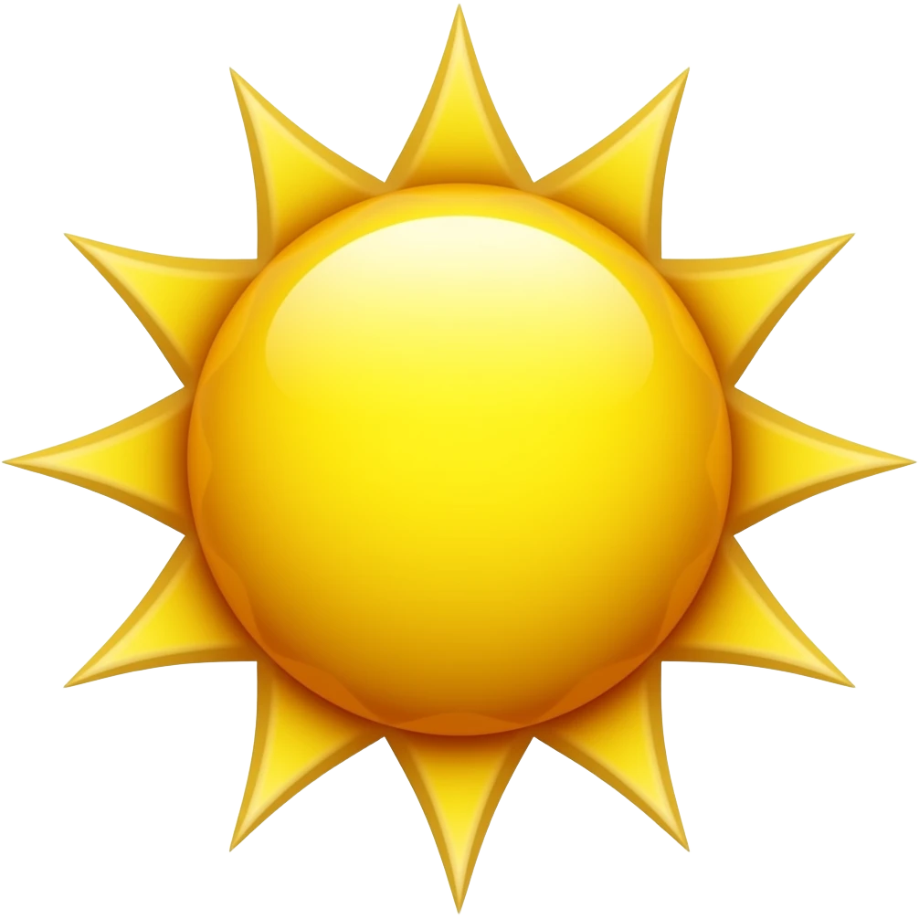 Sun emoji