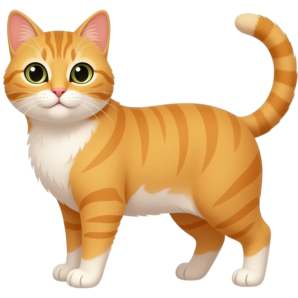 Orange cat emoji