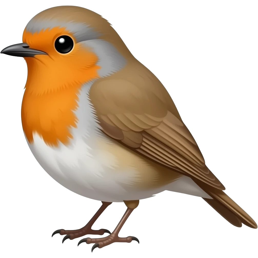 Robin bird emoji