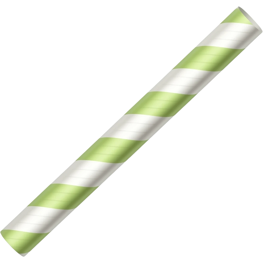 Just paper straw emoji | AI Emoji Generator