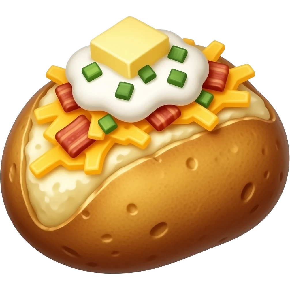 Loaded baked potato emoji