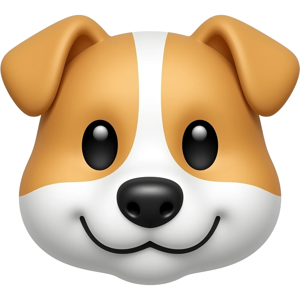 강아지 얼굴 emoji