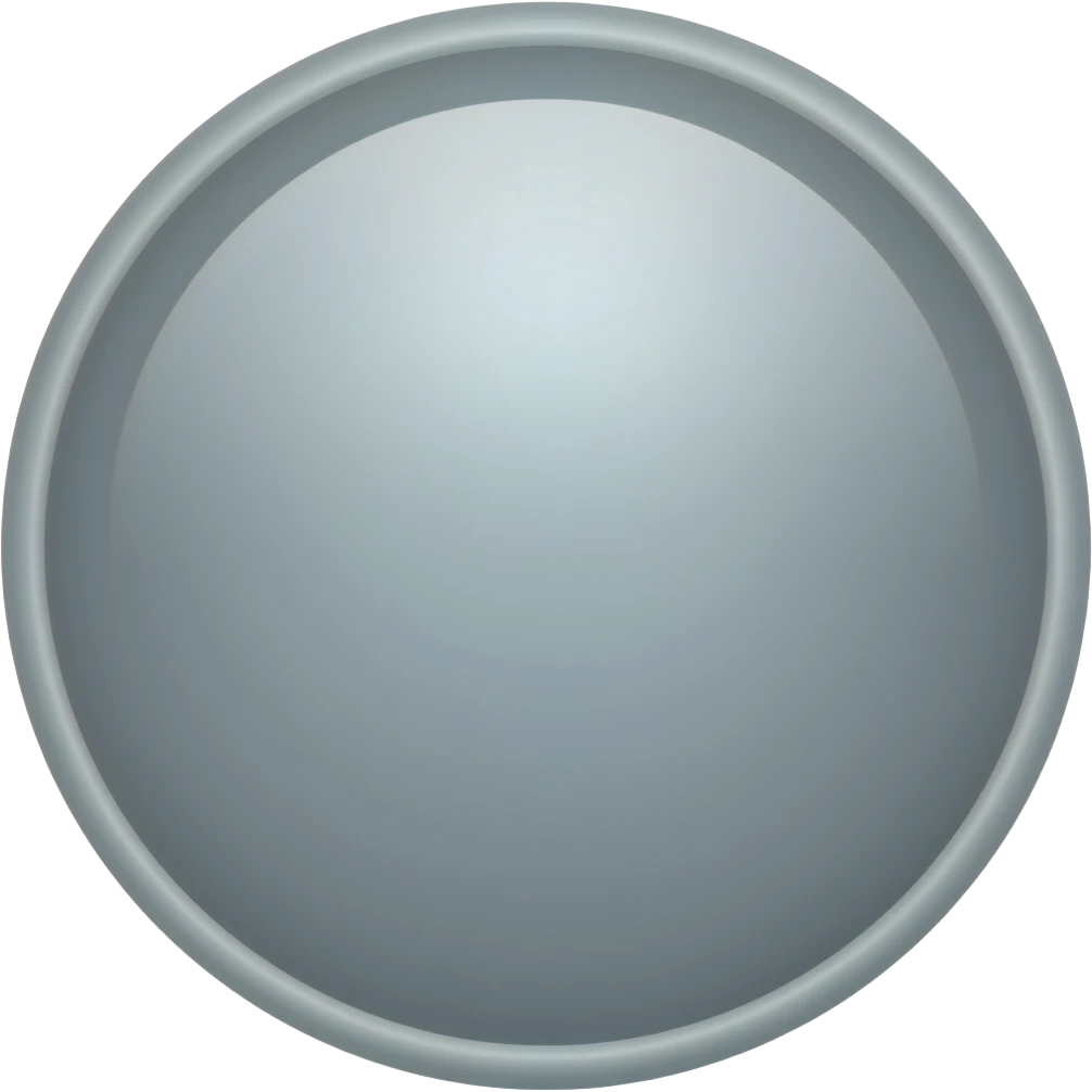 Grey circle emoji