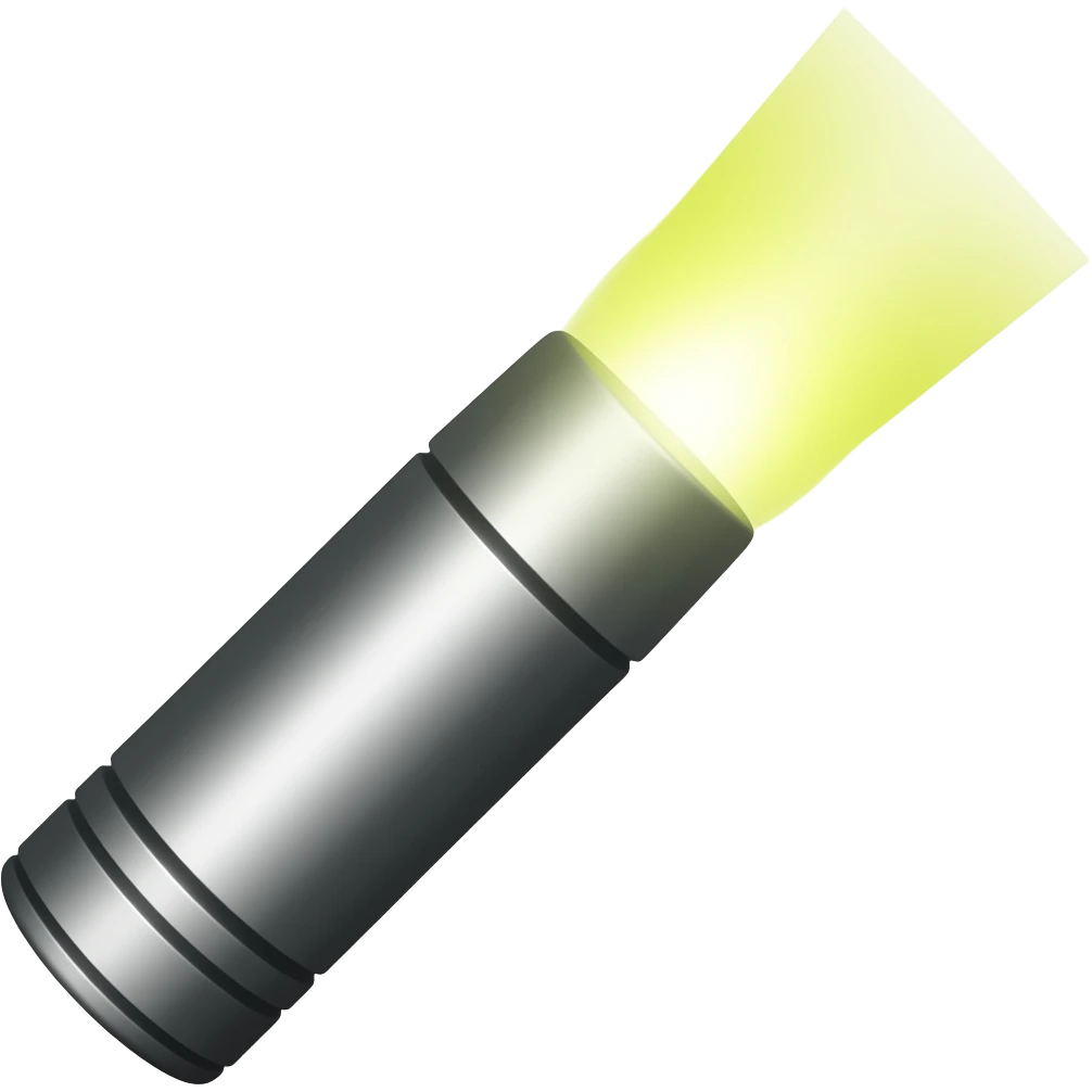 flashlight emoji