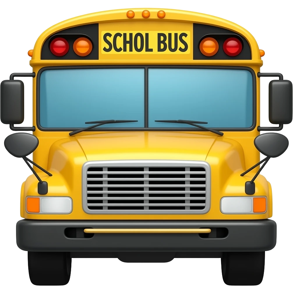 School Bus emoji