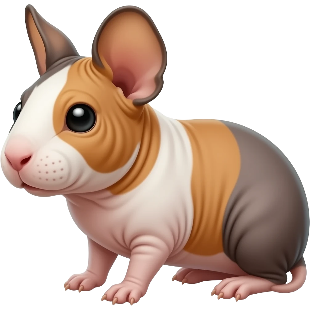 Hairless guinea pig emoji