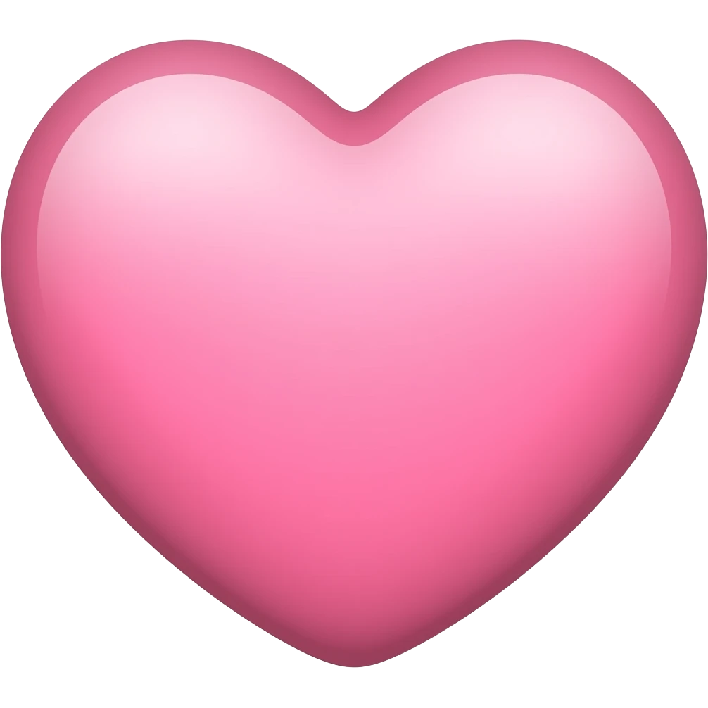 Coração rosa claro emoji
